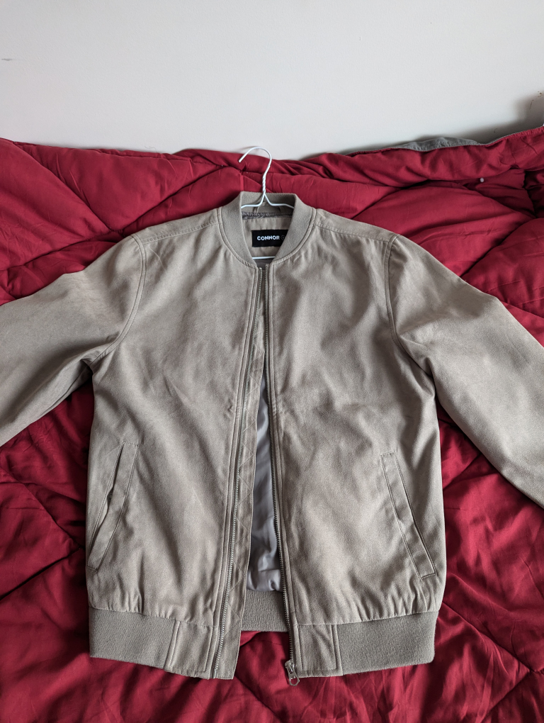 Connor Suede Bomber Jacket