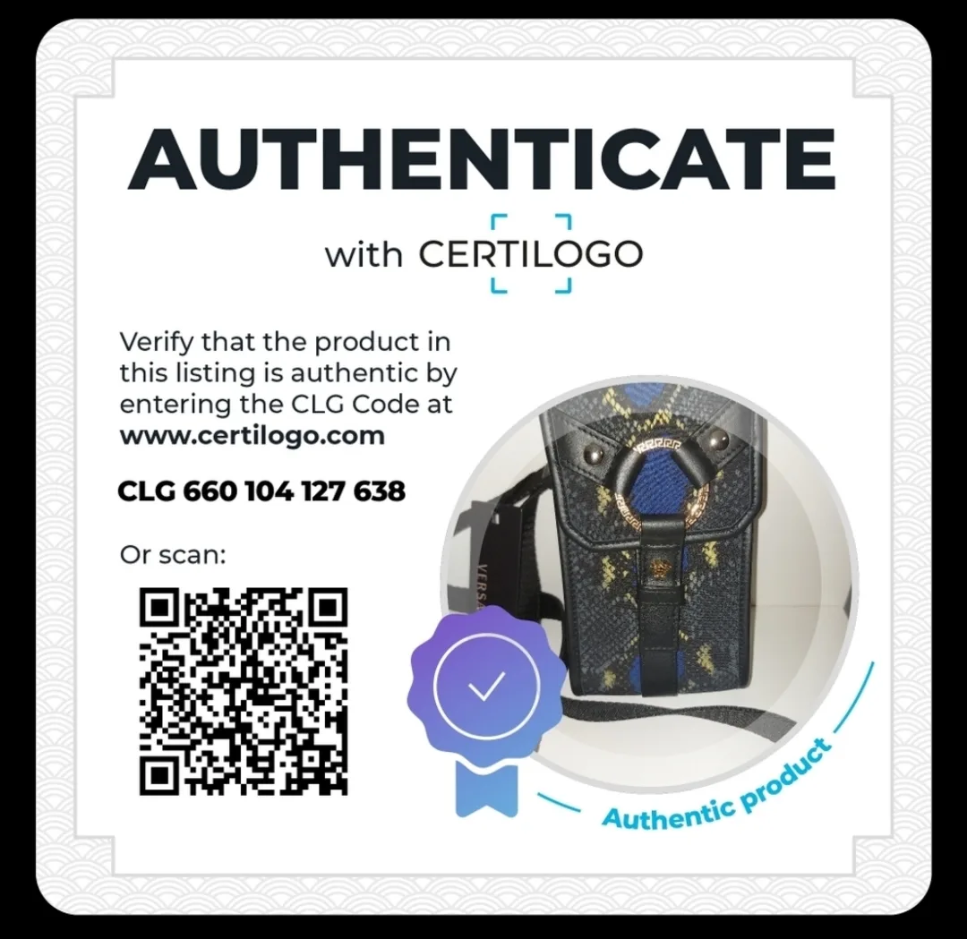 Versace La Greca Mini Bag AUTHENTIC unisex image indicator(6)