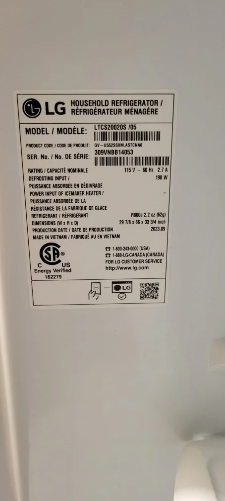 LG Stainless Steel Refrigerator image indicator(5)