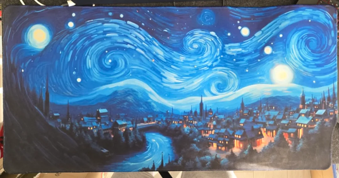 Large Starry Night Mouse Pad #freecycle thumbnail