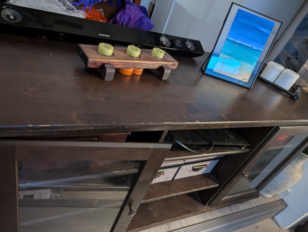 Entertainment Unit with Glass Doors - photo 3