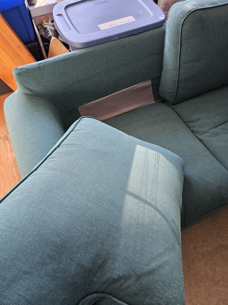 IKEA Love Seat - Teal - photo 3
