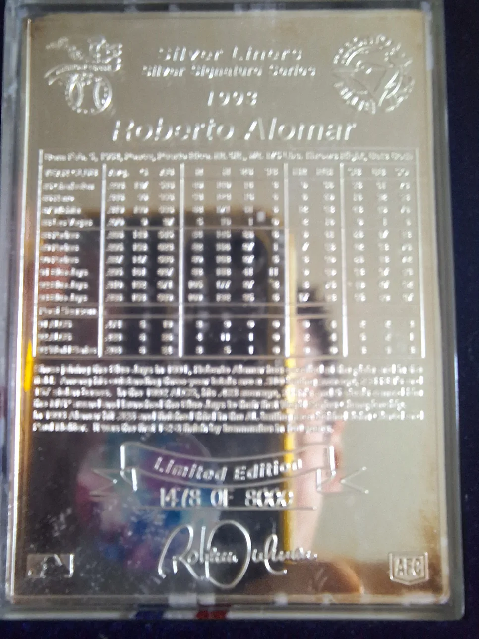 Roberto Alomar Silver Liners Silver Signature Series 5 oz image indicator(7)