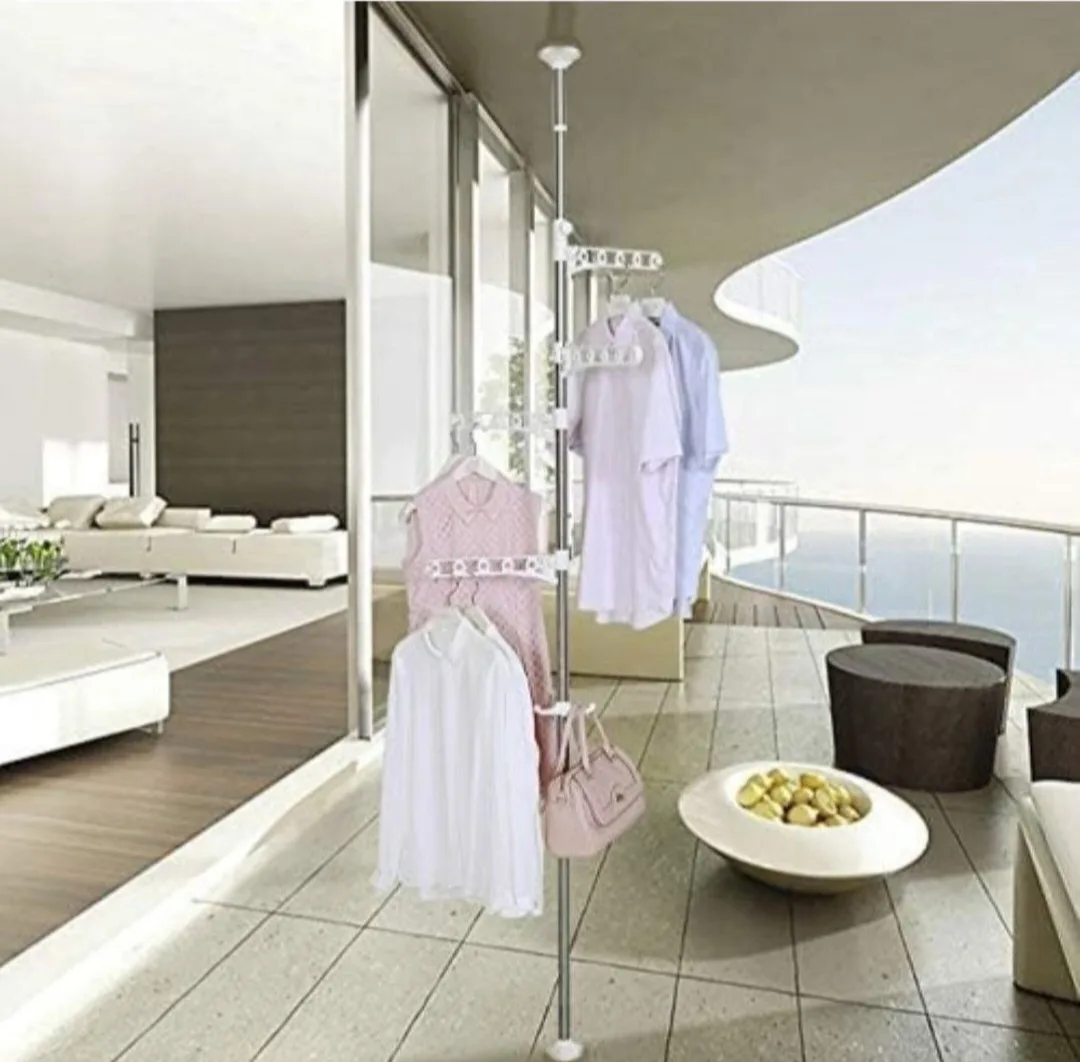 Telescoping Ceiling Mounted Clothes Drying Rack image indicator(3)