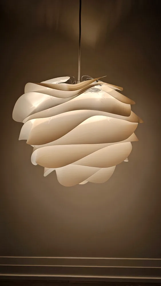 White Rose Pendant Light Fixture thumbnail