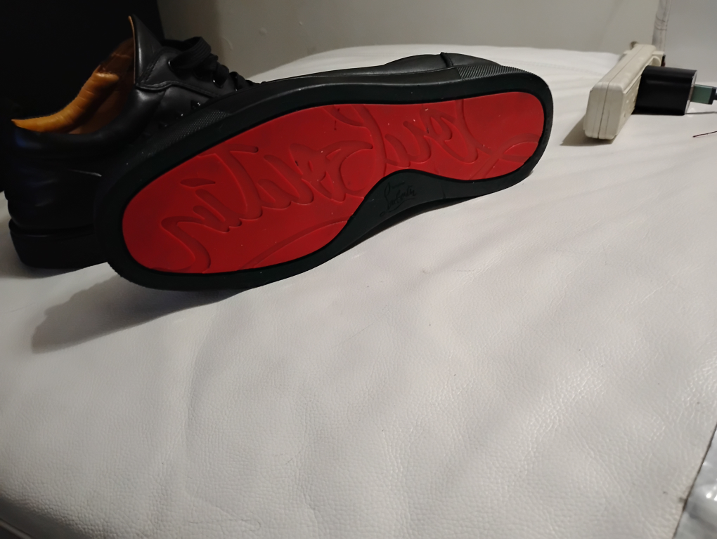 Christian Louboutin Black Spiked Sneakers - photo 2