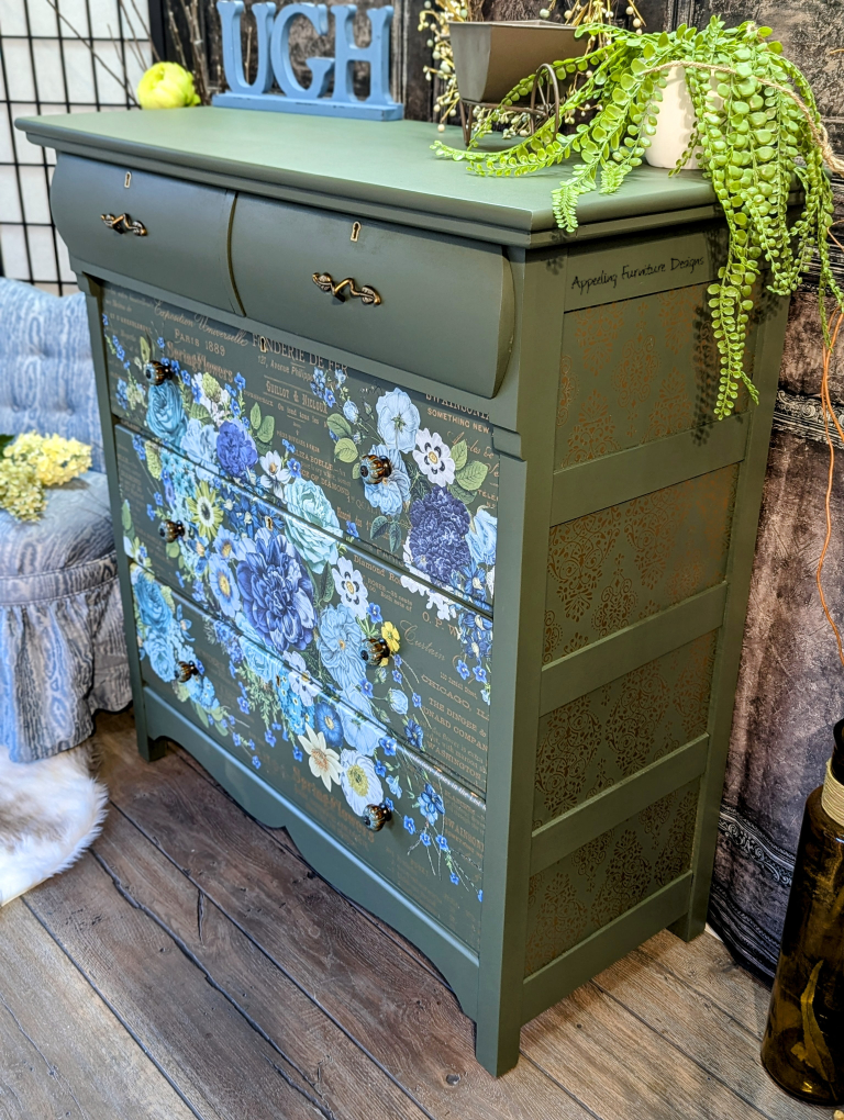 Refurbished Solid Wood Large Dresser - photo 2