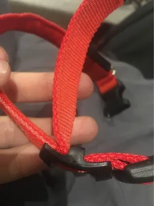 Red LED Dog Collar Small dog light up collar image indicator(3)