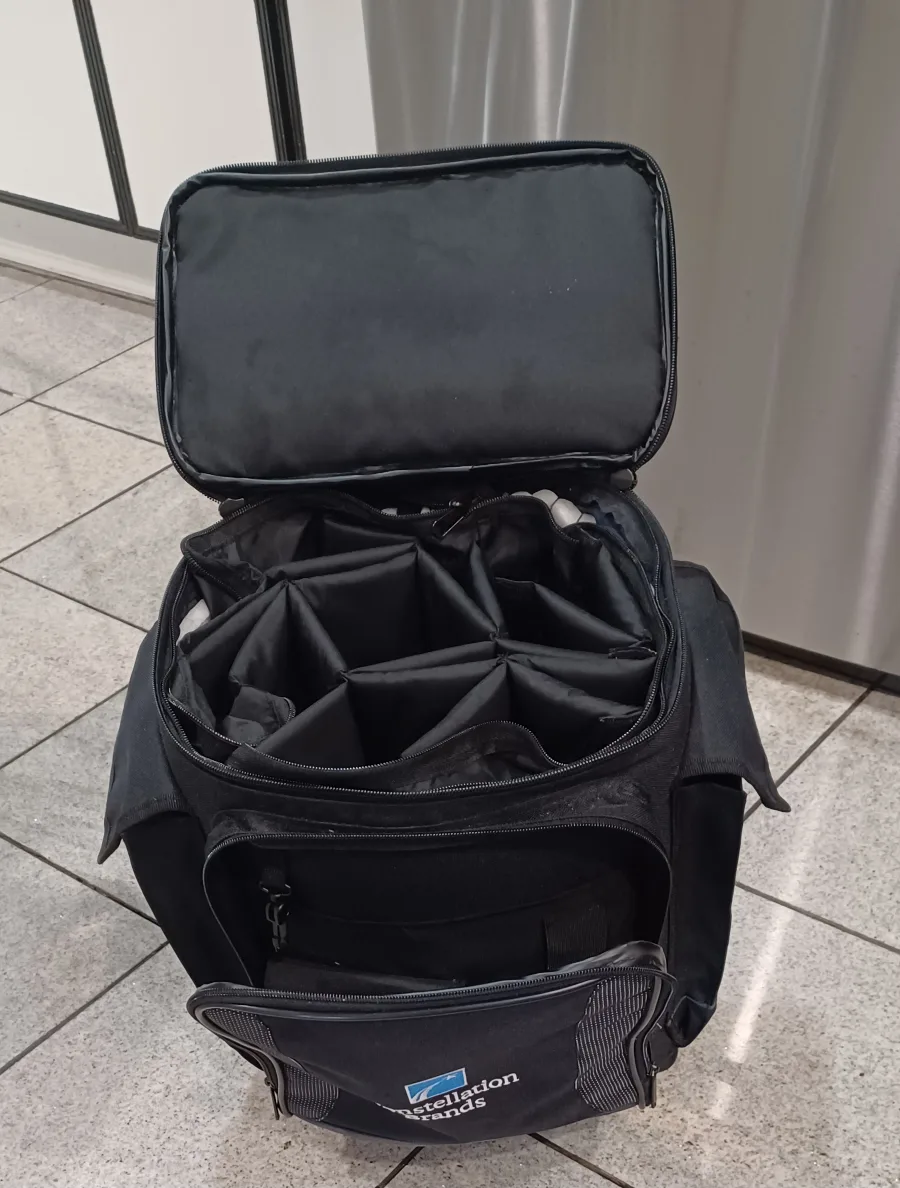 insulated 12 bottles trolley tote image indicator(5)