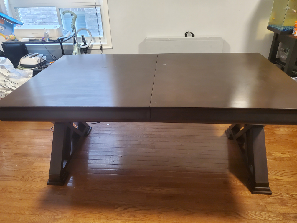 Dark Wood Dining Table