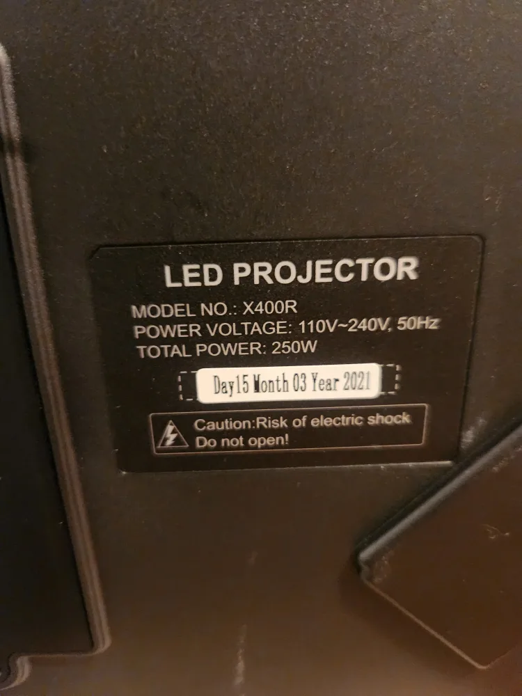 DLA Projector X400R LED Projector image indicator(5)