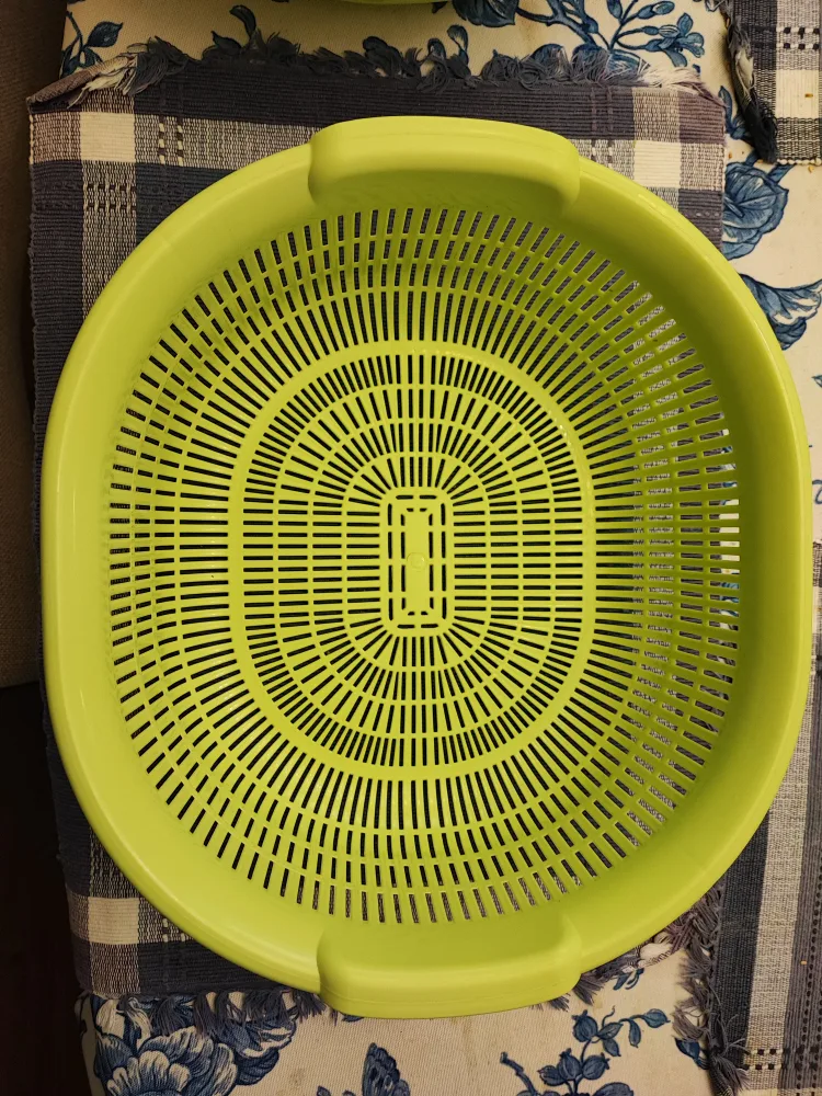 🆕 Green Plastic Colander image indicator(3)