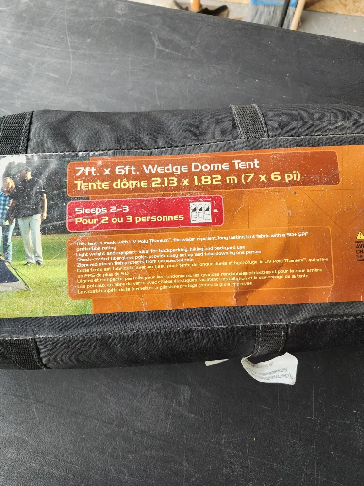 Ozark Trail 7ft x 6ft Wedge Dome Tent image indicator(2)