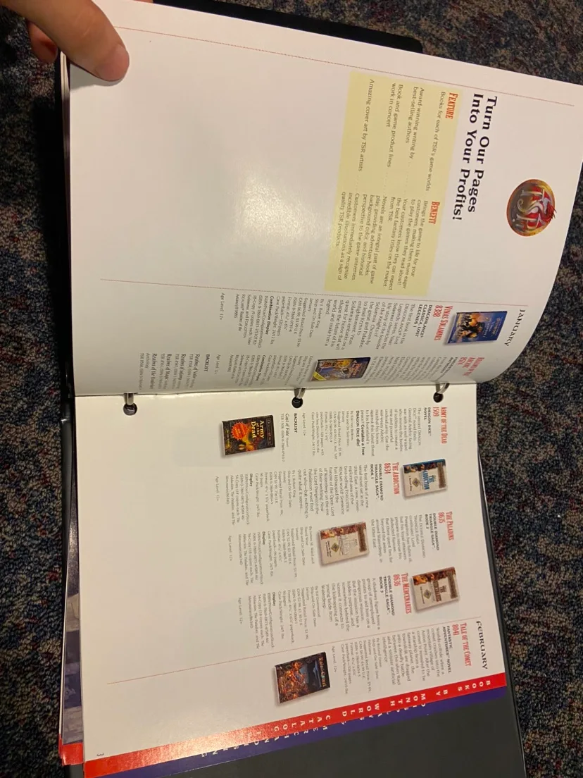 1997 TSR Catalog and Sales Kit image indicator(7)