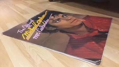 Vintage 1985 Michael Jackson Calendar image indicator(5)
