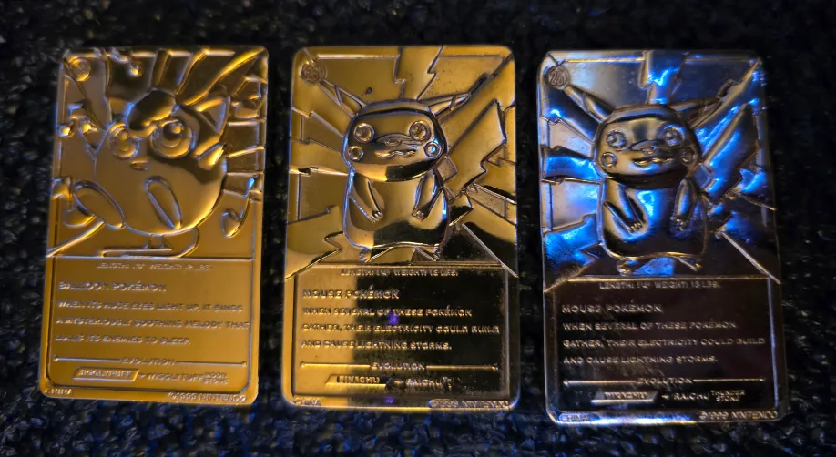 Burger King Gold Pokemon Cards image indicator(2)