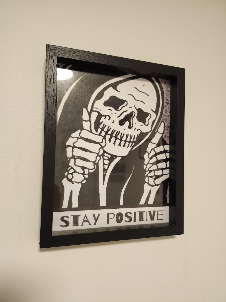 Stay Positive Framed Art - photo 3