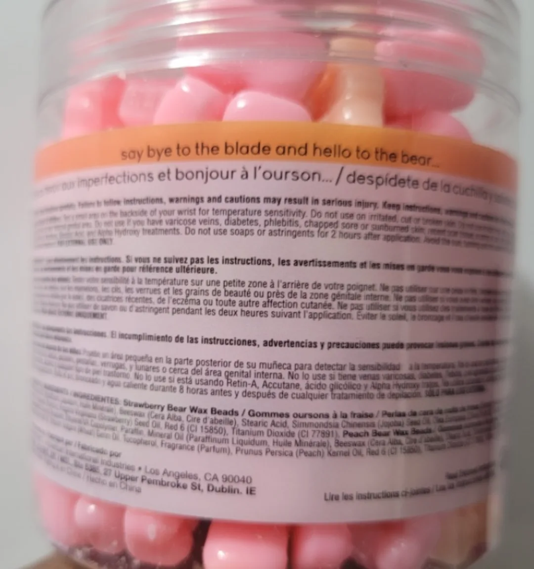 Gummy Bear No Strips Hard Wax Beads-Face/Body(reg.$14.99) image indicator(4)