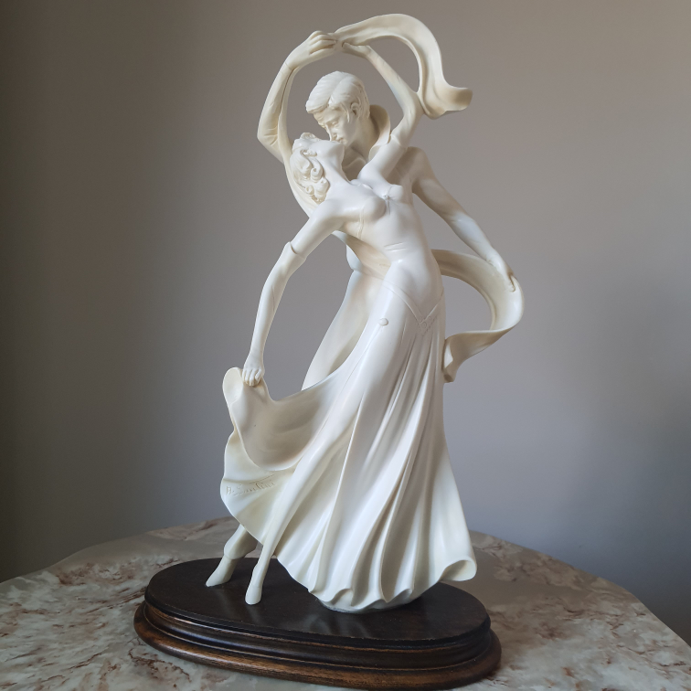A.Ballroom Dancers Figurine Statue - photo 2