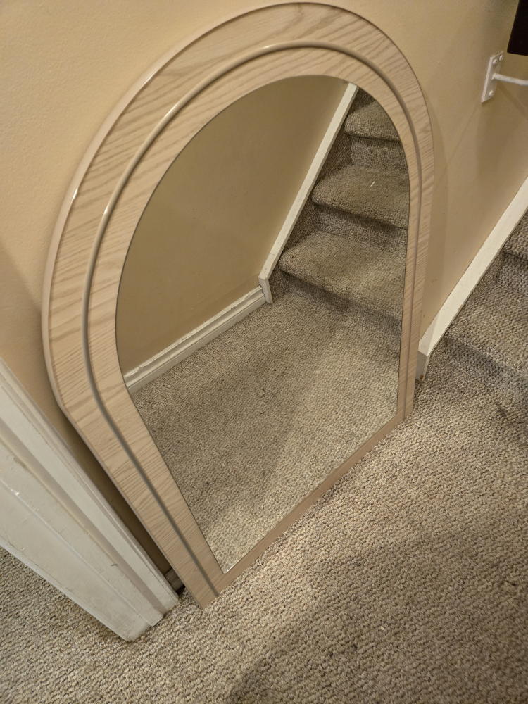 Arch-Shaped Wall Mirror #freecycle