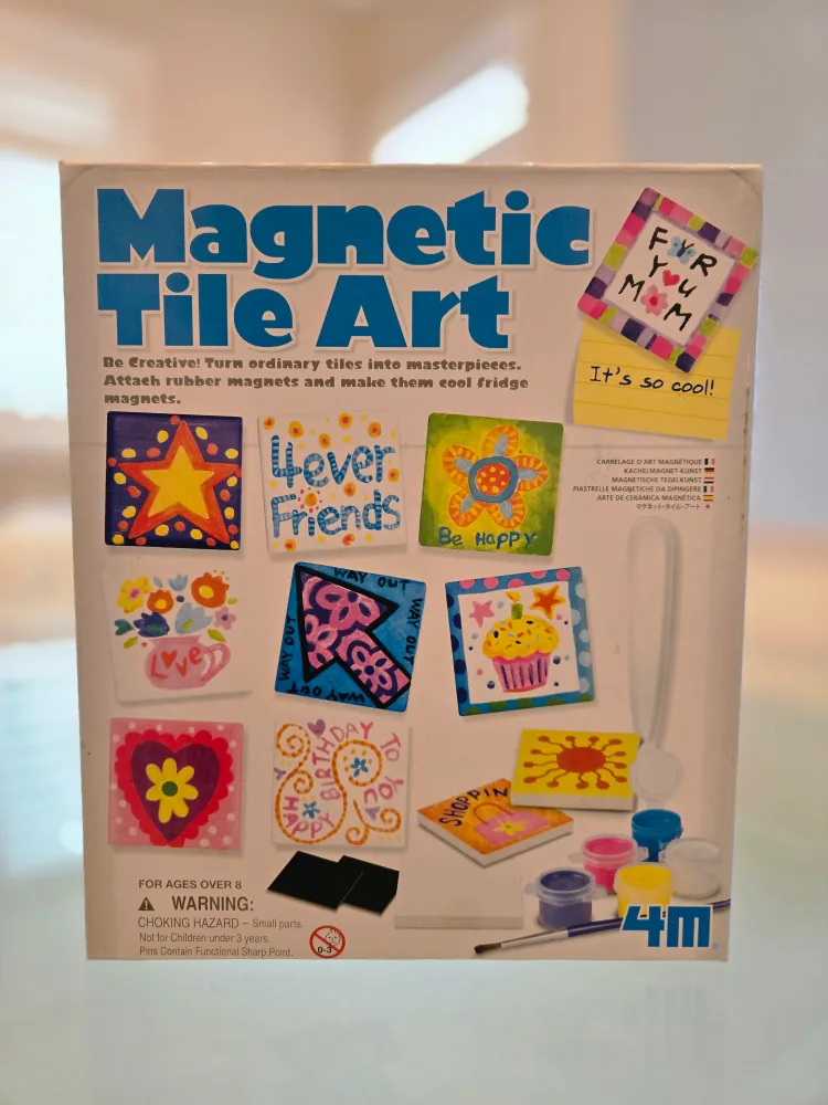 Magnetic Tile Art Kit #freecycle thumbnail