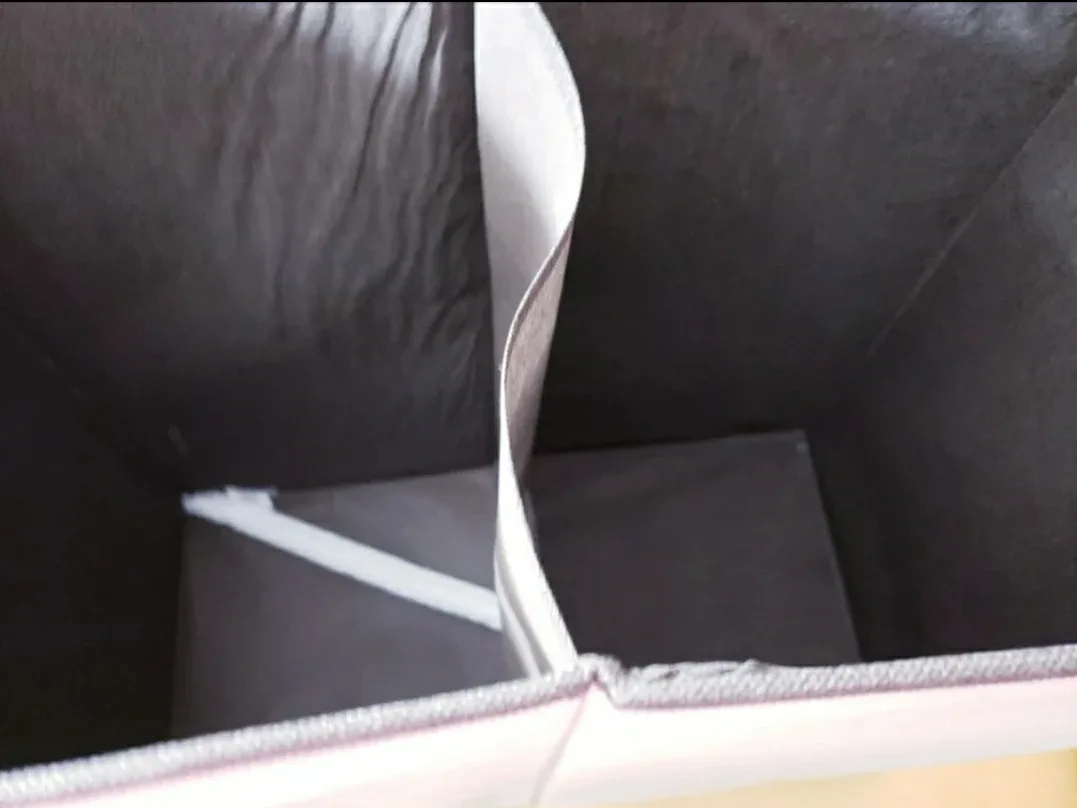 Double Laundry hamper with Lid image indicator(3)