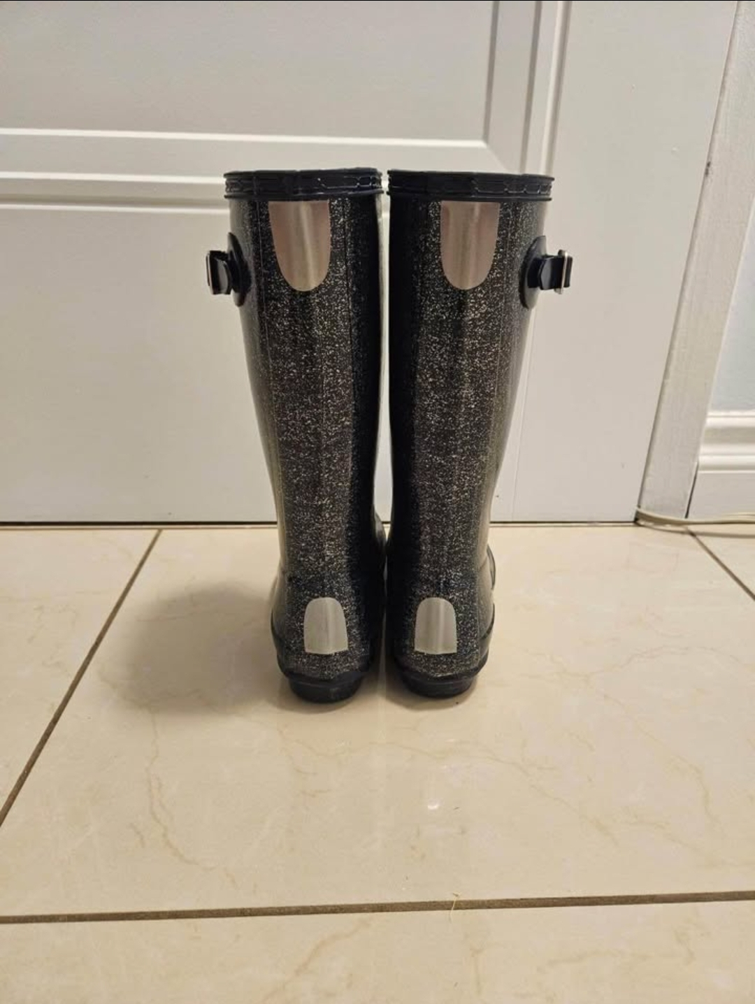 Women's Hunter Glitter Rain Boots (Size 5) - photo 2