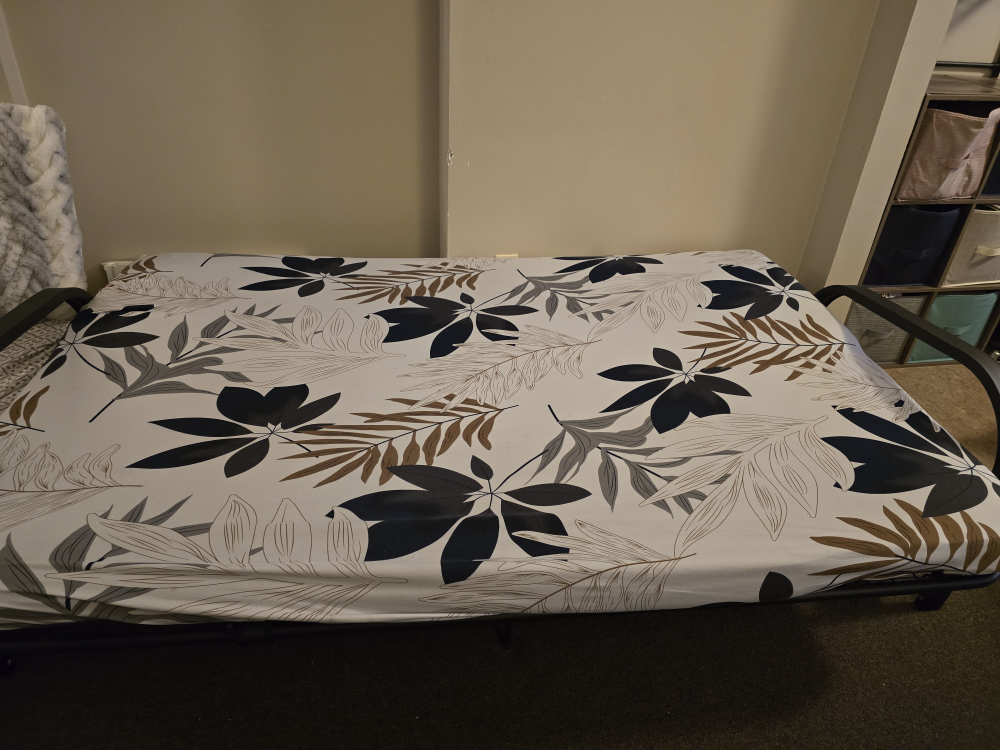 Futon plus double bed