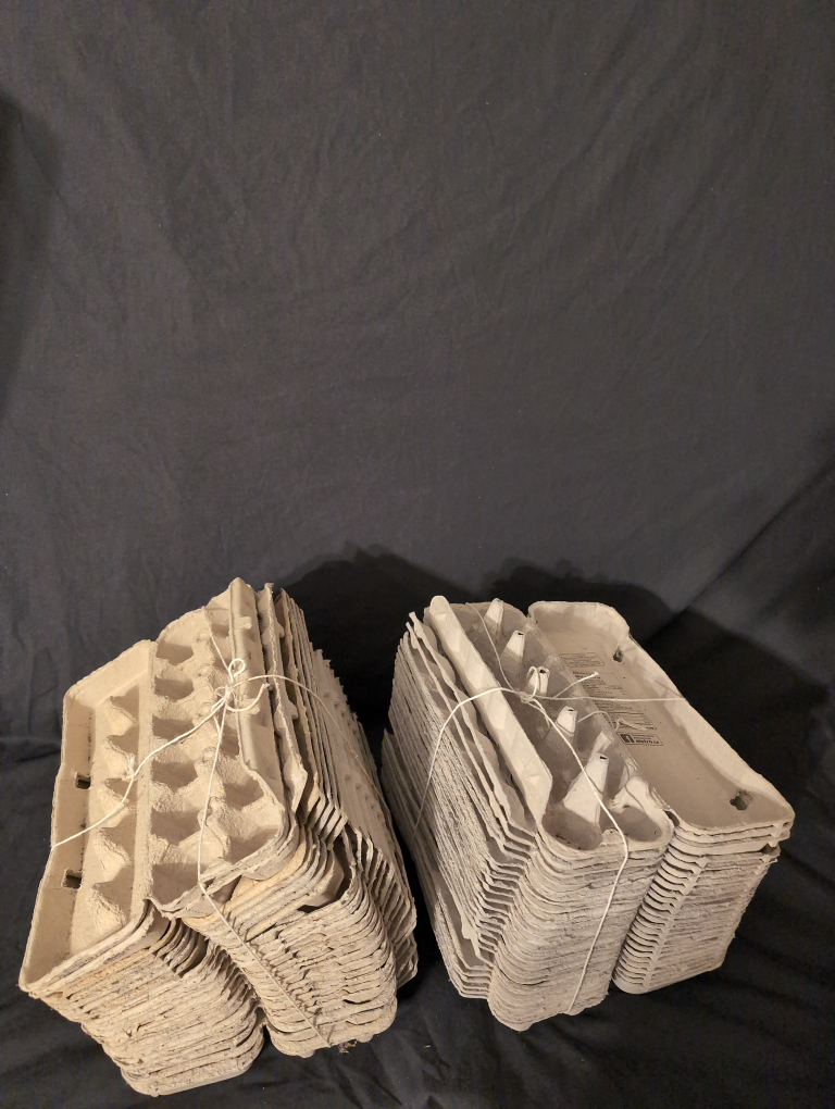Egg Cartons - 2 stacks