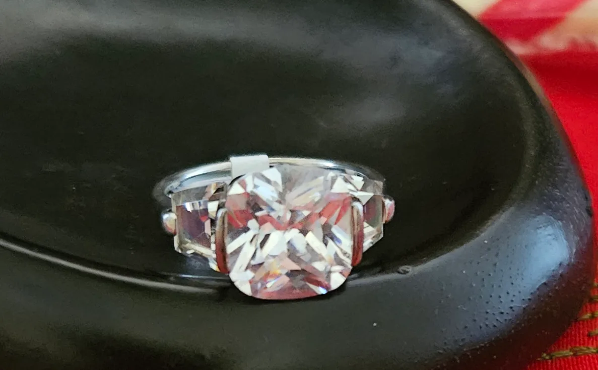 Vintage Sterling Silver Engagement Ring 💍 image indicator(2)