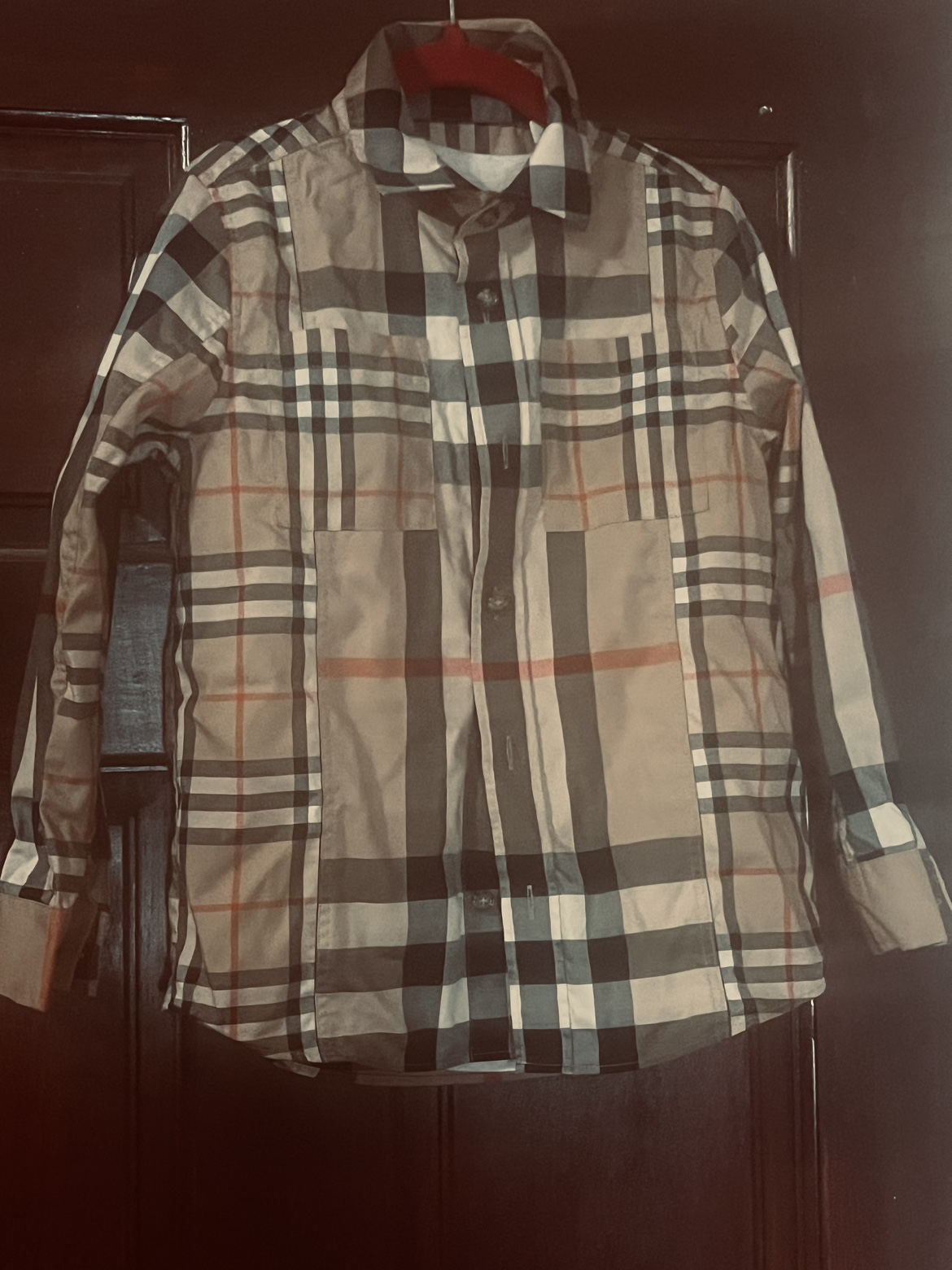 Burberry kids button down size 6 - photo 4