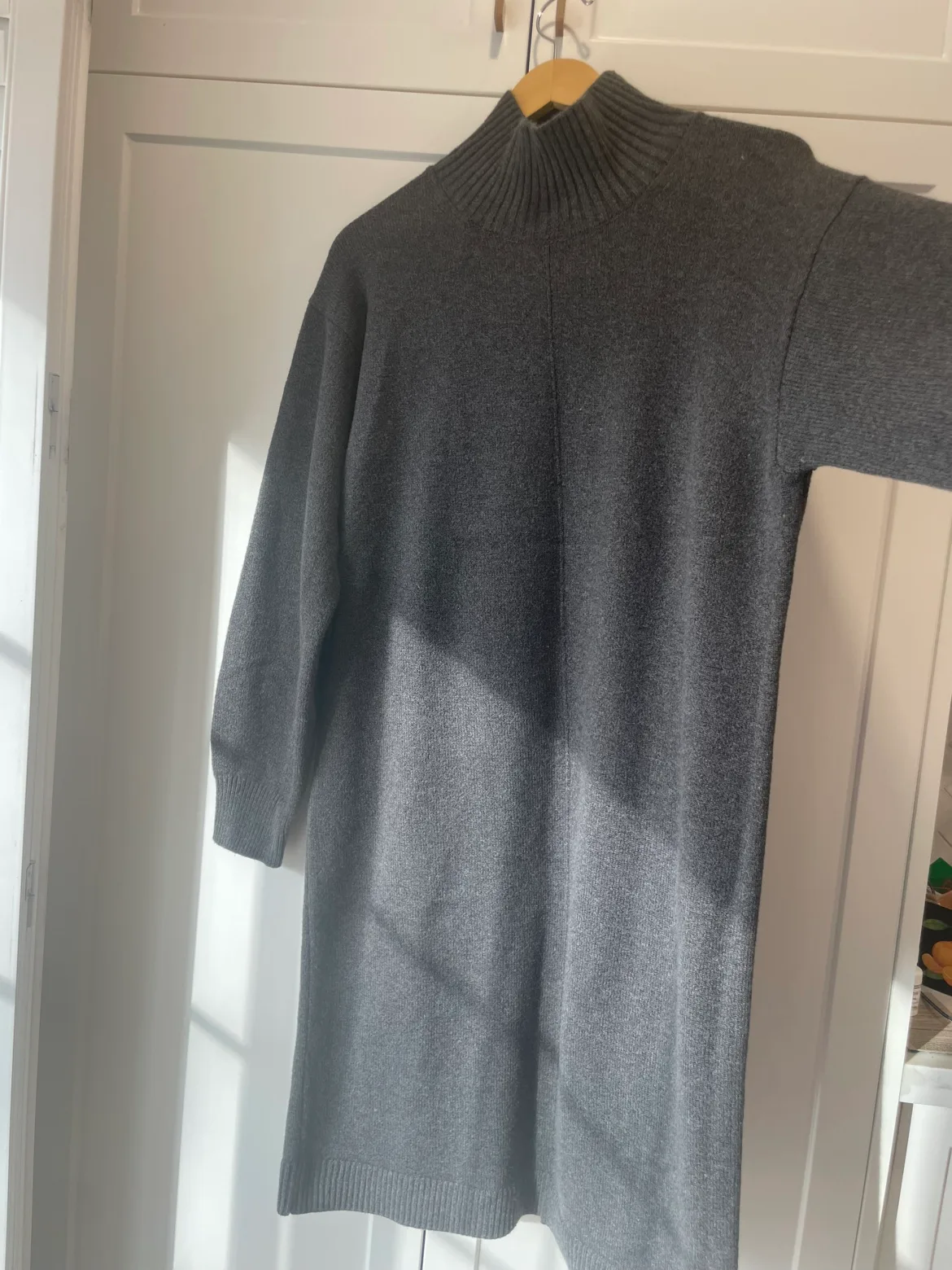 Banana Republic Grey Turtleneck Sweater Dress image indicator(3)