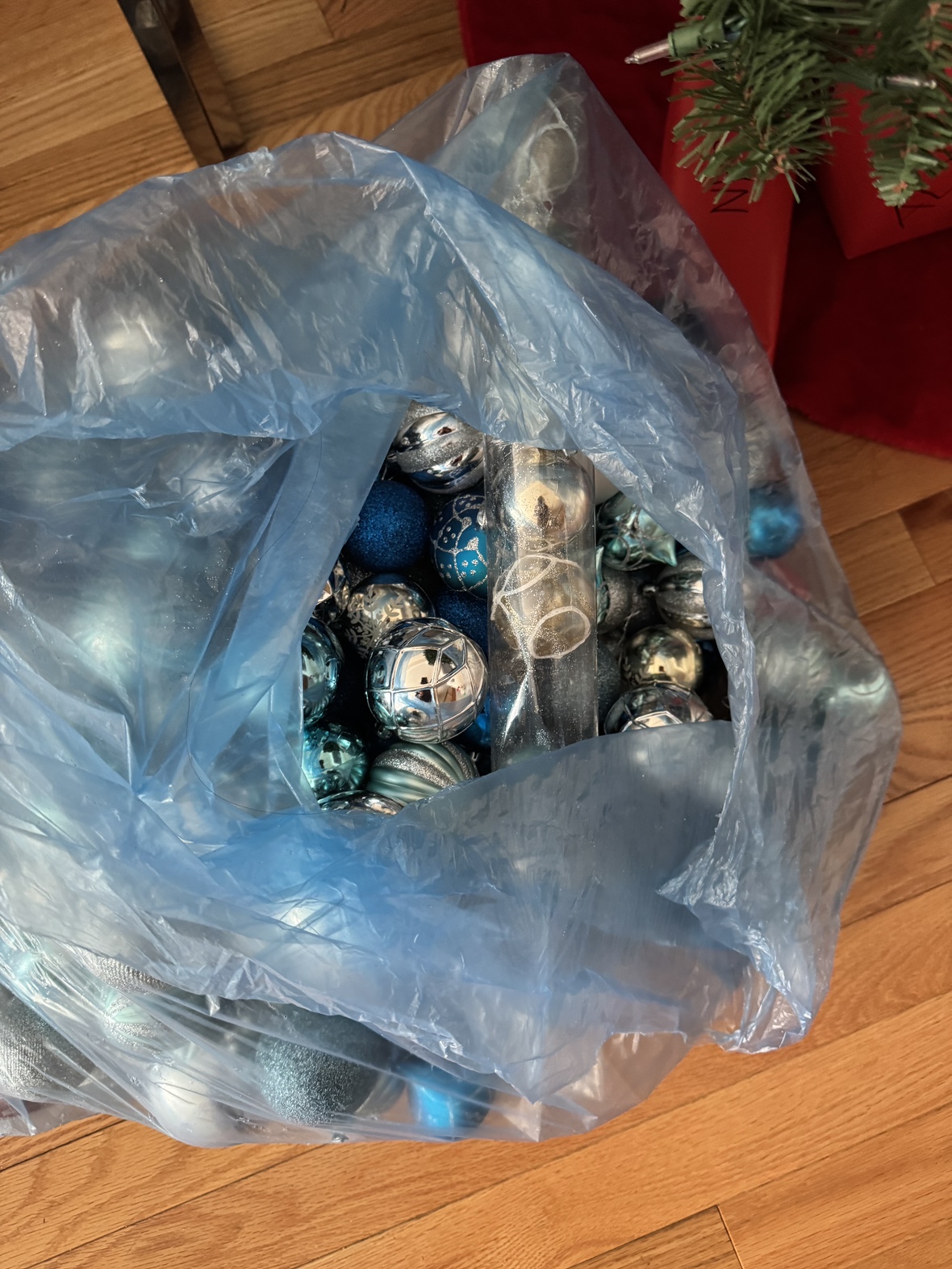 Christmas Ornaments - Blue and Silver