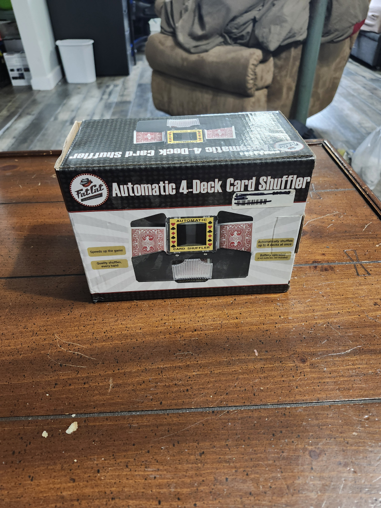 Automatic 4-Deck Card Shuffler