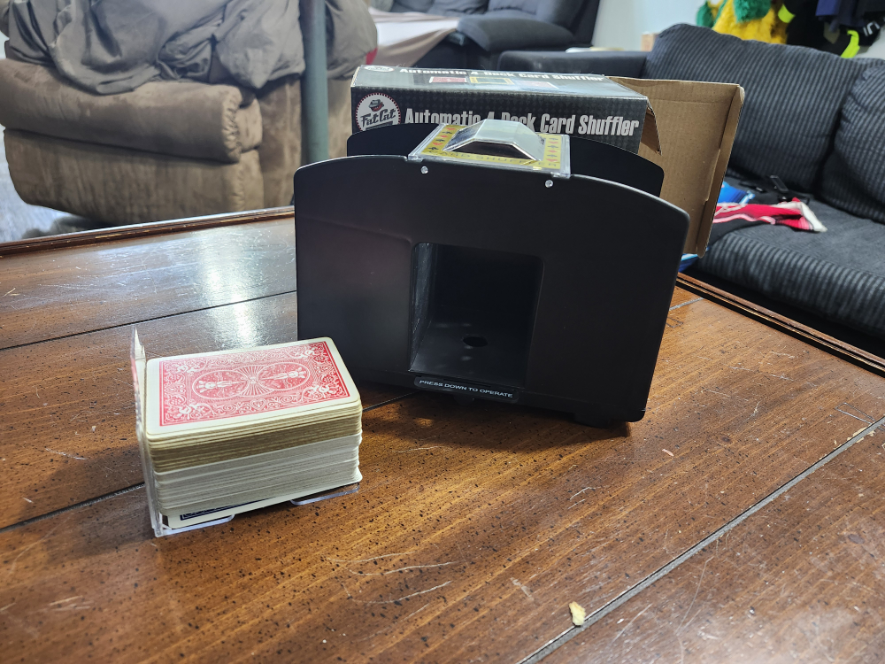 Automatic 4-Deck Card Shuffler - photo 3