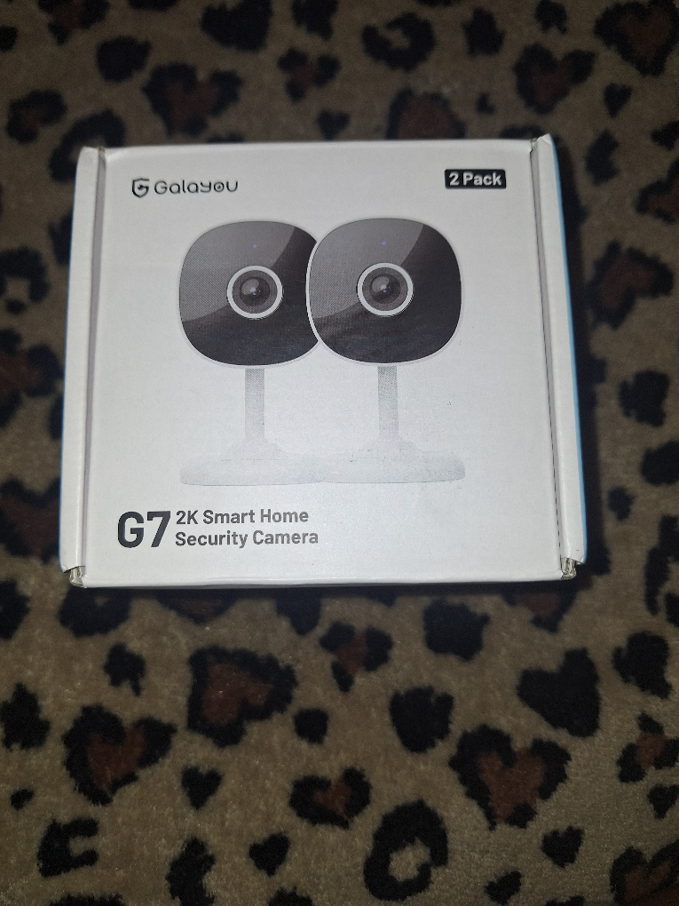 2-Pack Galayou G7 2K Smart Home Security Camera