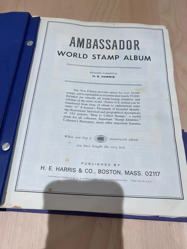 Vintage 1968 Ambassador Album (Stamps) image indicator(3)