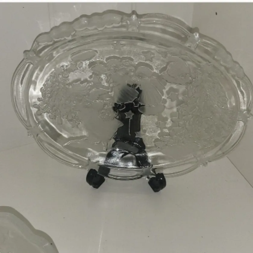 Mikasa Vintage Holiday Glass Serving pieces image indicator(8)