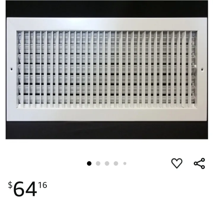 White Adjustable Air Diffuser image indicator(5)