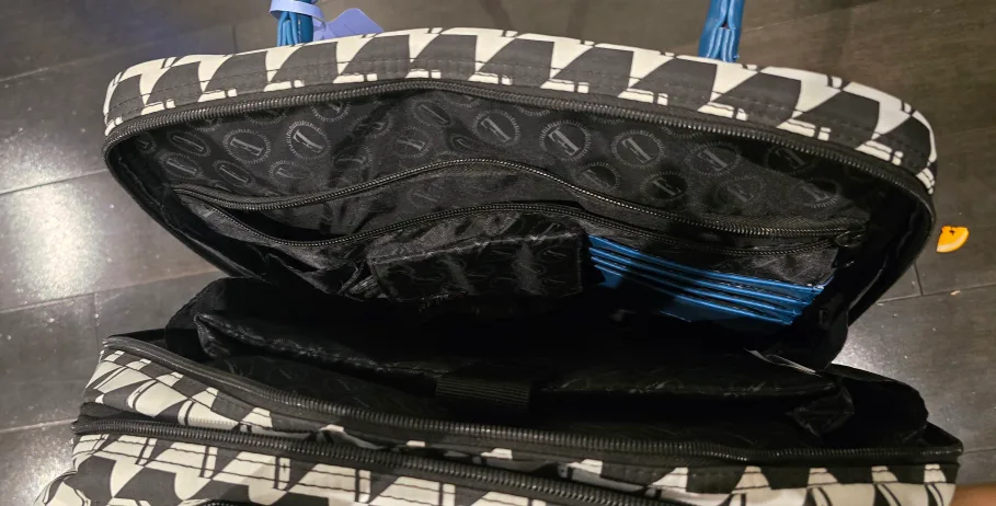 NEW! ELLE Unique & Trendy Rolling Carry-On Office Suitcase image indicator(5)