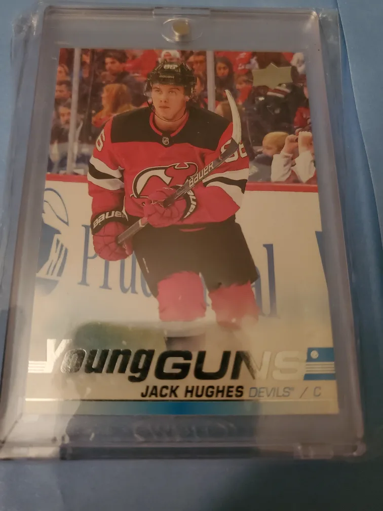 Jack Hughes Rookie YG Young Guns image indicator(2)