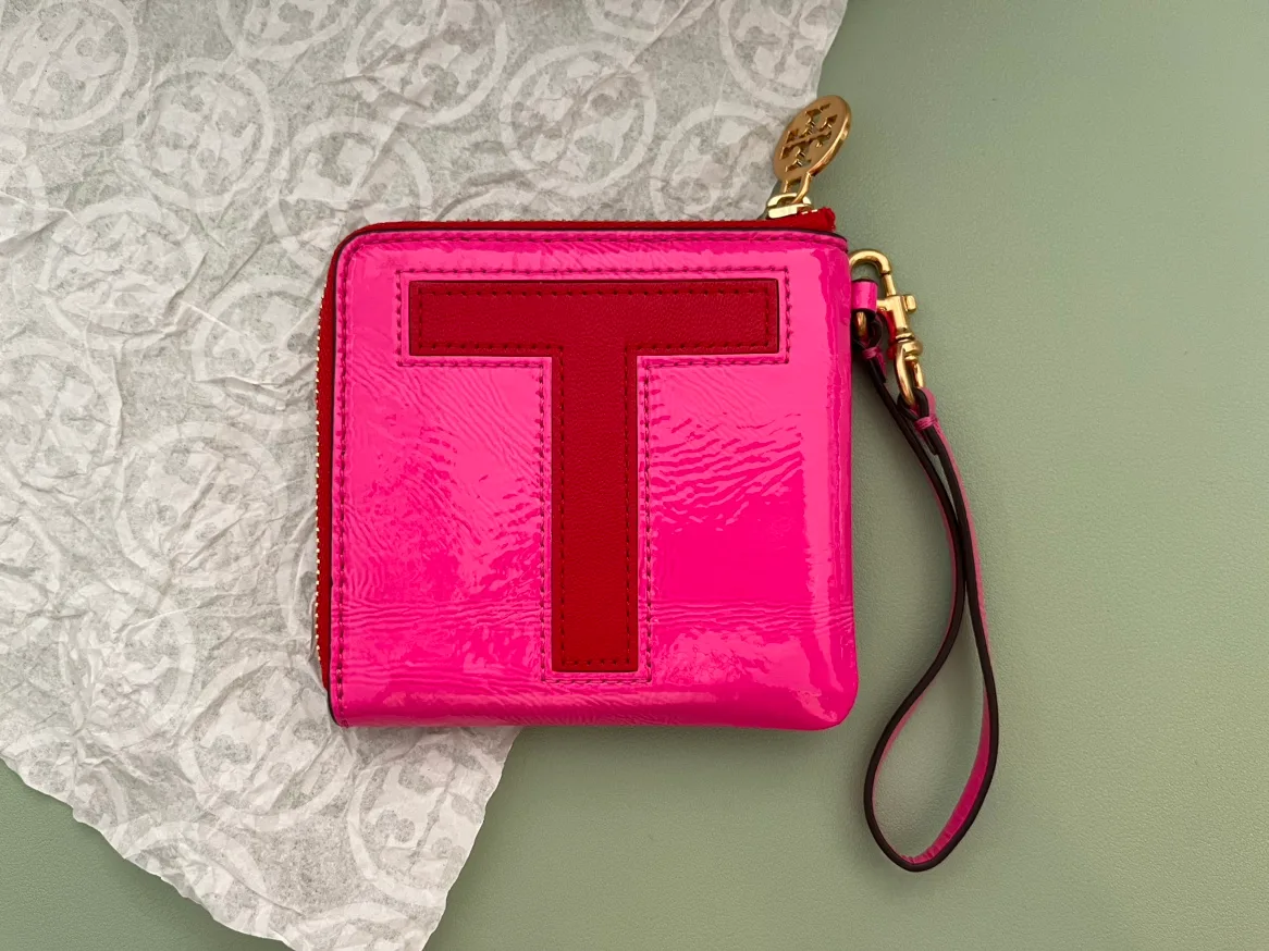 Tory Burch monogram wristlet cardholder (NEW) image indicator(2)