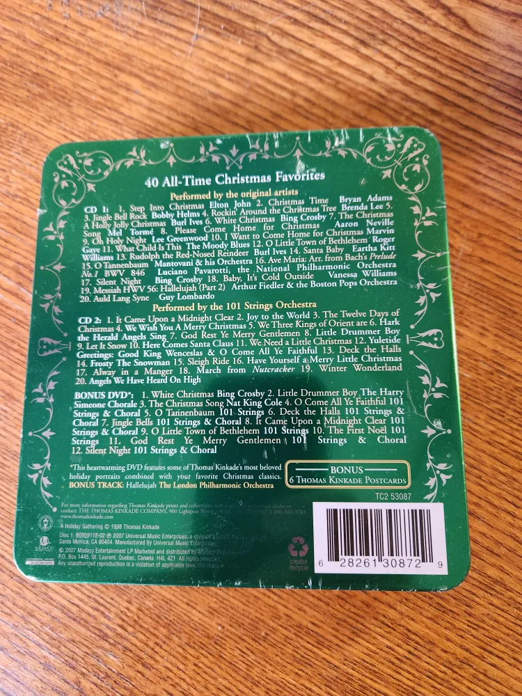 Thomas Kinkade Christmas Memories 40 Christmas Favourites CD image indicator(2)