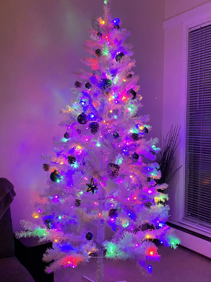 White Artificial Christmas Tree - photo 2