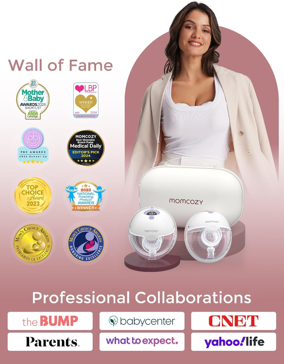 Momcozy M5 Hands Free Breast Pump, BNIB - photo 4