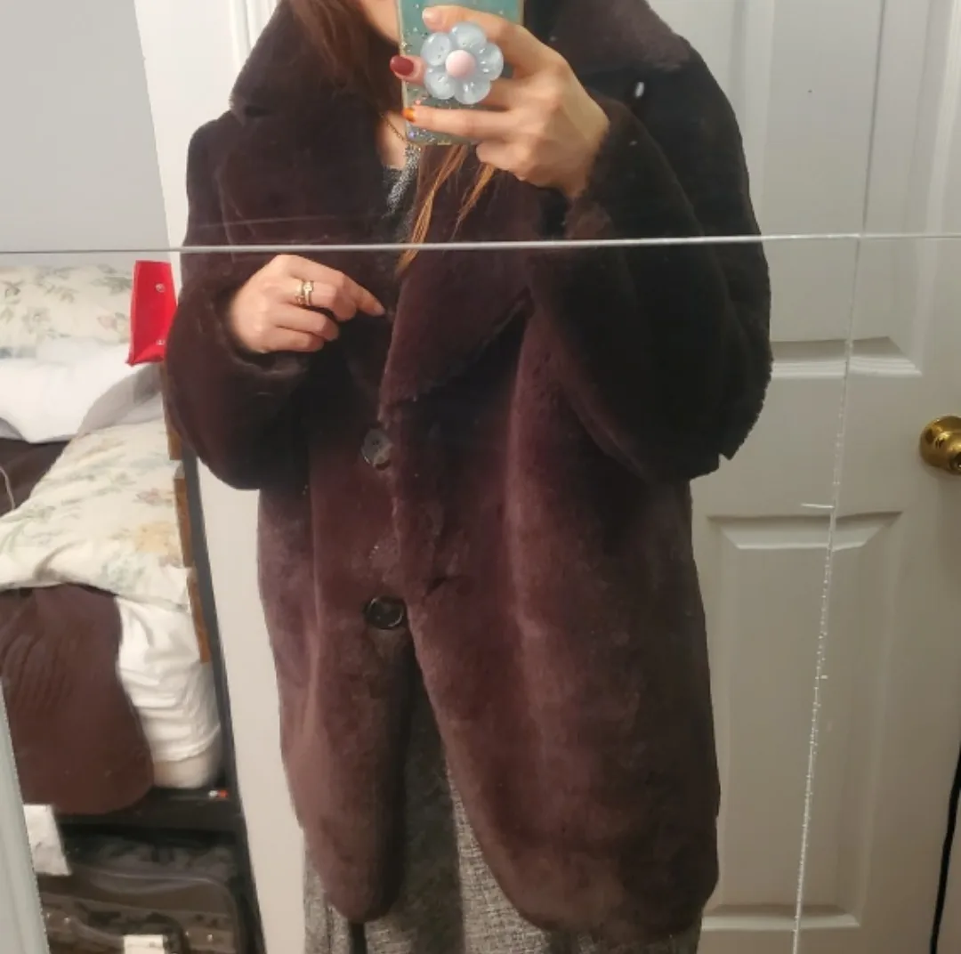 Zara Faux Fur Coat image indicator(3)