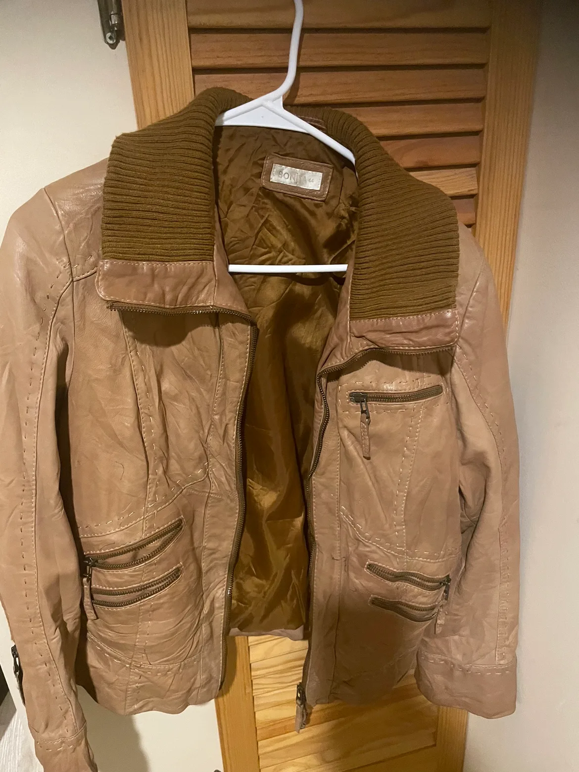 Brown Leather Jacket image indicator(2)