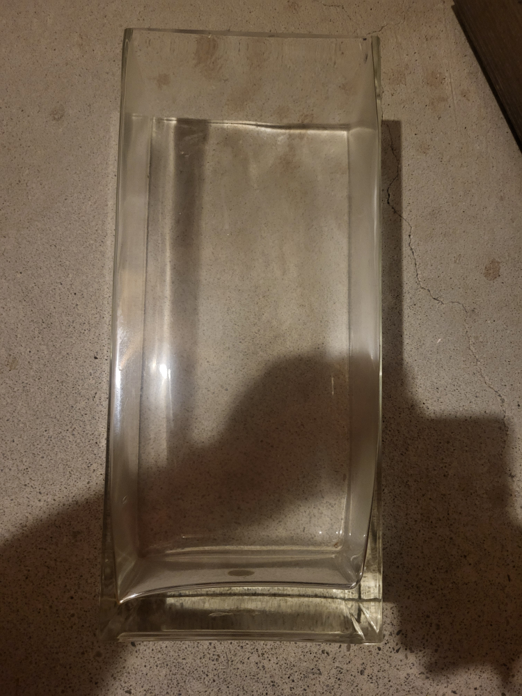 Tall Clear Glass Vase - photo 2