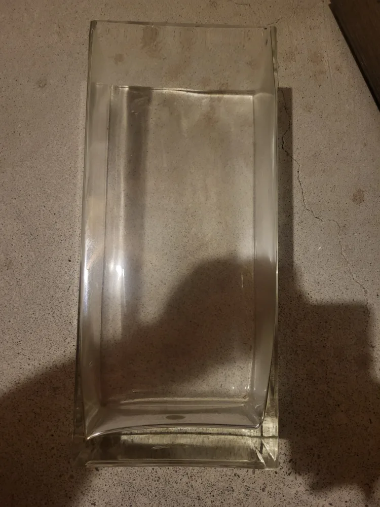 Tall Clear Glass Vase image indicator(2)