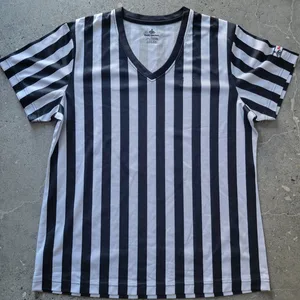 Foot Locker Referee Striped T Shirt Karrot